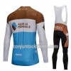 Conjunto Maillot + Culotte largo con tirantes 2018 AG2R La Mondiale N001